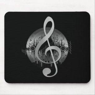 Delightful Tune - Silver Mouse Mat