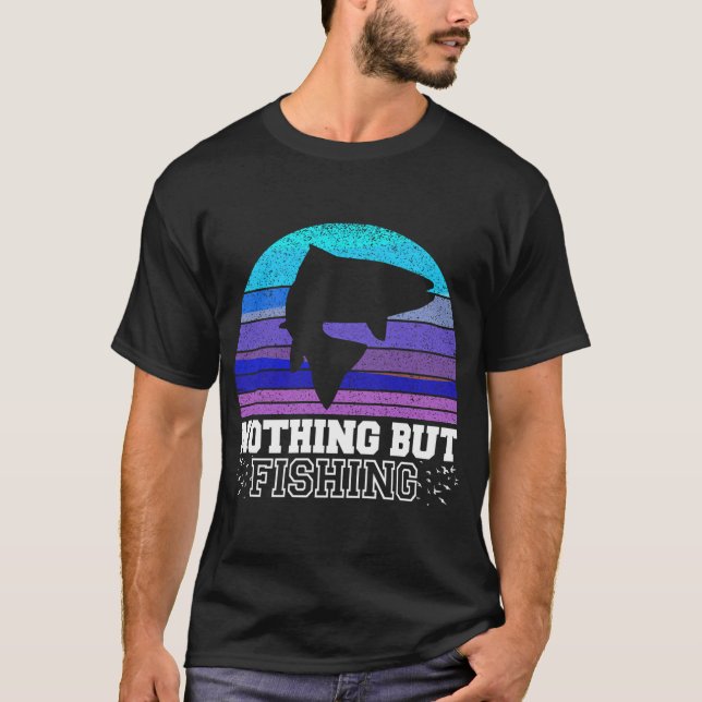 Delightful Vintage Fishers Artwork T-Shirt (Front)