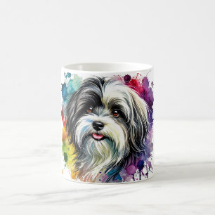 🐾 Delightful Watercolor Havanese Mug ☕