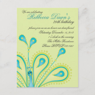 Delightfully Feathered! Invitation