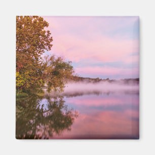 Delightfully Pink Morning Magnet