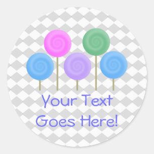 Delightfully Sweet Collection Classic Round Sticker
