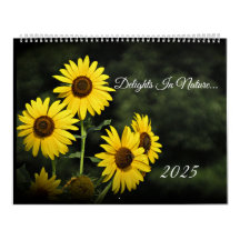 Delights In Nature Gr  - Large Wall Calendar 2025 