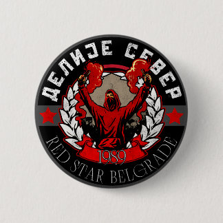 Delije Sever 1989 Zvezda 6 Cm Round Badge