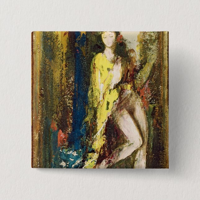 Delilah 15 Cm Square Badge (Front)