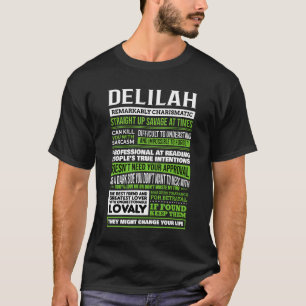 Delilah Girl Name Definition T-Shirt