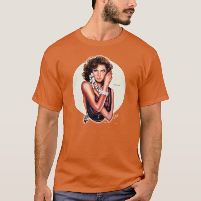 Delilah Men's Basic Dark T-Shirt (Front)