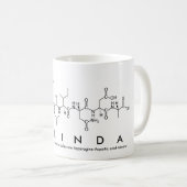 Delinda peptide name mug (Front Right)
