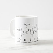 Delinda peptide name mug (Front Left)