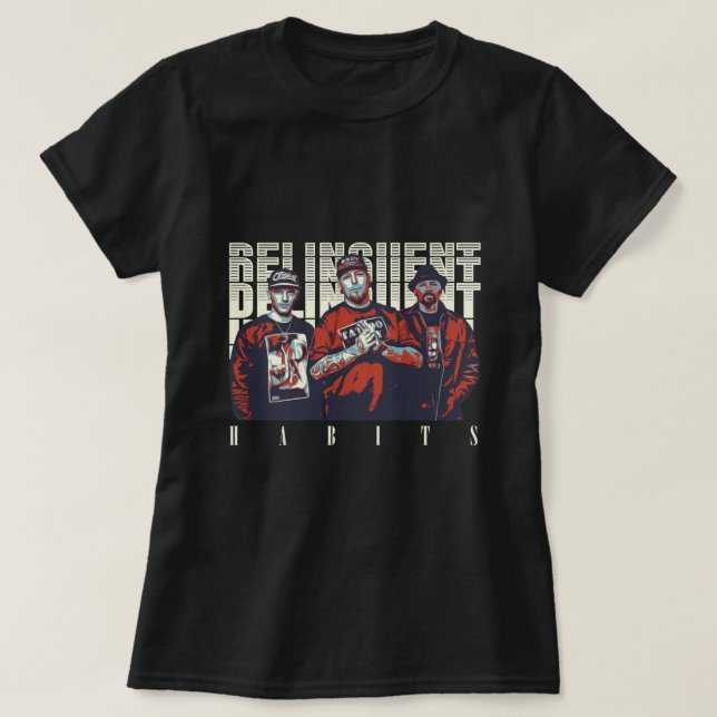 Delinquent Habits, Delinquent Habits T-Shirt (Design Front)