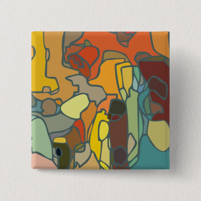 'delirium twilight' - 2" Square Button (Front)
