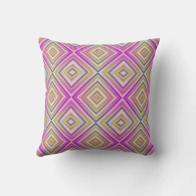 Delish Purple Alternative Diamond Pattern Cushion (Back)