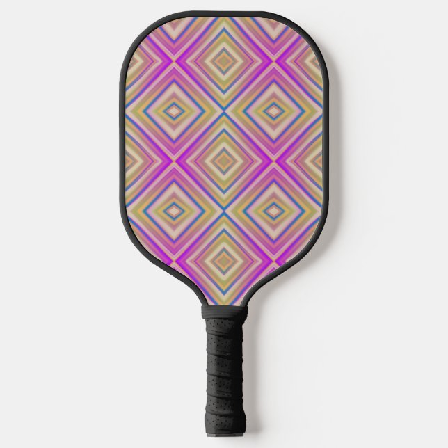 Delish Purple Alternative Diamond Pattern Pickleball Paddle (Front)