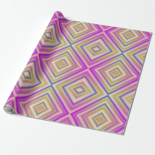 Delish Purple Alternative Diamond Pattern Wrapping Paper