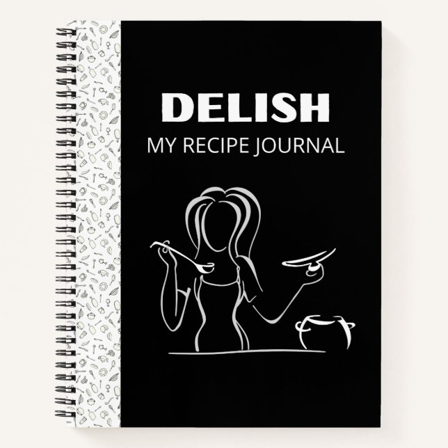DELISH RECIPE NOTEBOOK (Front)
