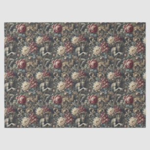 Deliver Us from Decadence – Gothic Floral Design Tissue Paper