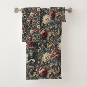 Deliver Us from Decadence – Gothic Victorian Bath Towel Set