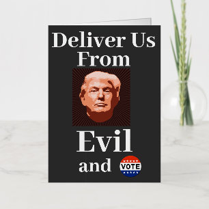 Deliver Us From Evil Greeting Card