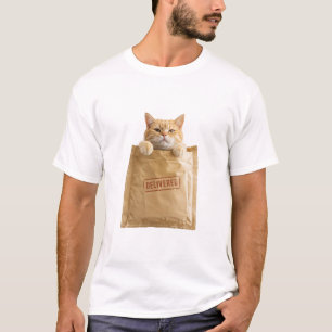 Delivered Cat Parcel Surprise T-Shirt
