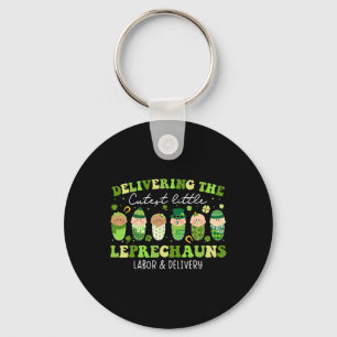 Delivering Little Leprechauns Labour And Delivey S Key Ring