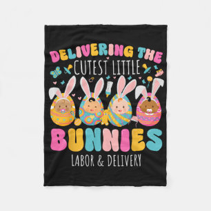 Delivering The Cutest Bunnies Easter Labour And De Fleece Blanket