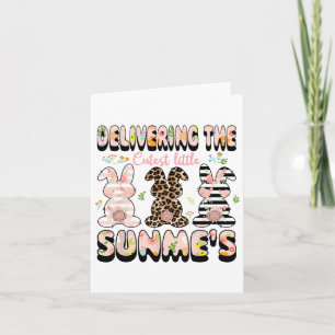 Delivering The Cutest Bunnies Labour And Delivery  Card