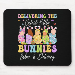Delivering The Cutest Little Bunnies Landd Nurses Mouse Mat