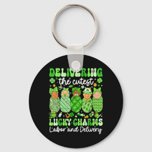 Delivering The Cutest Lucky Charms Baby Nurse Key Ring