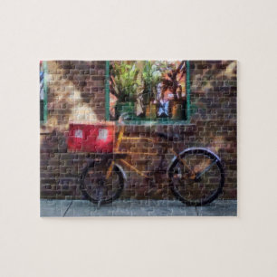Delivery Bicycle Greenwich Village Jigsaw Puzzle
