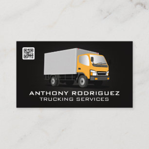 Delivery Box Truck Transport Goods Business Card
