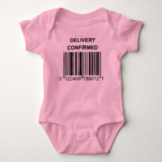 Delivery Confirmed Creeper-Girl Baby Bodysuit