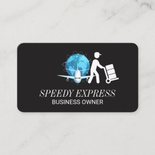 Delivery Courier   Air Freight   Shipping Business Card