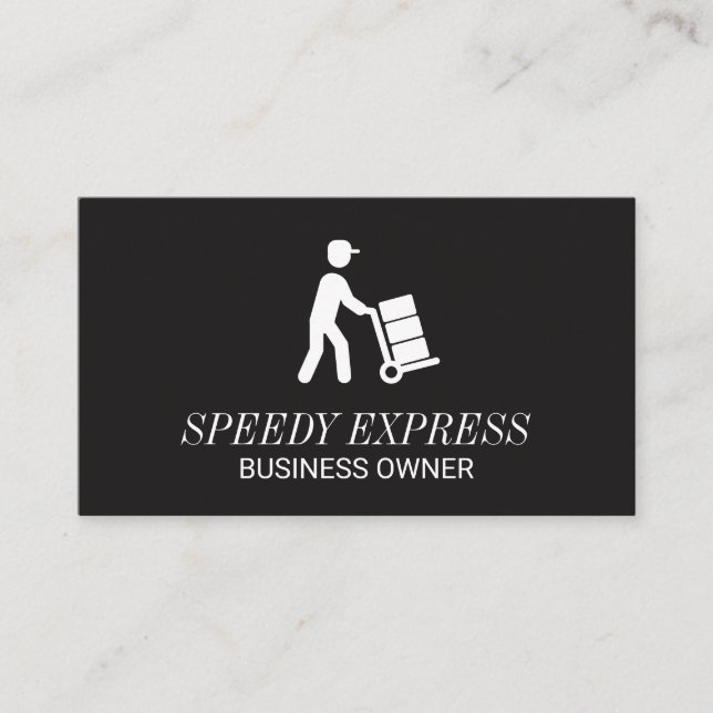 Delivery Courier Business Card (Front)