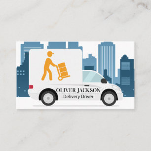 Delivery Driver   City Buildings Business Card