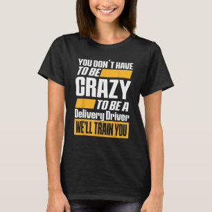 delivery driver costume for courier service worker T-Shirt