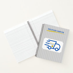 Delivery Driver Notebook Journal 