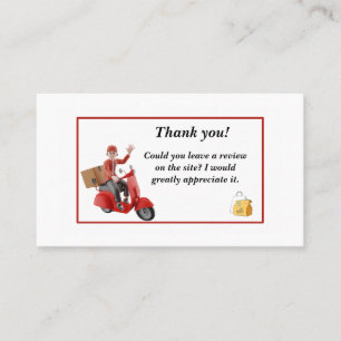 Delivery Driver Thank you  Business Card