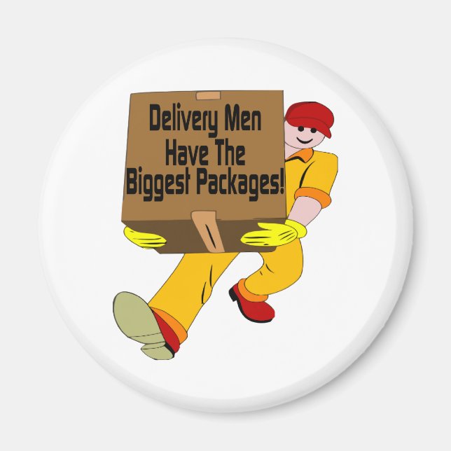 Delivery Men Magnet (Front)