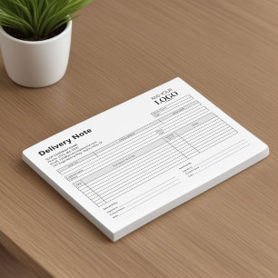 Delivery Note Template   Custom Logo Form