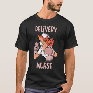 Delivery Nurse Boxing Gloves Fighter T-Shirt