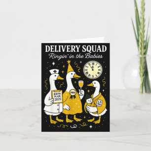 Delivery OB GYN Year New Silly Goose Nurse Midwife Card