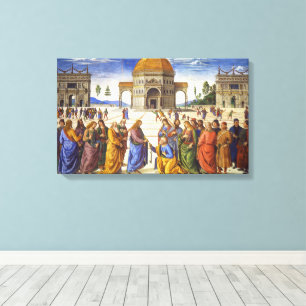Delivery of the Keys   Pietro Perugino   Canvas Print