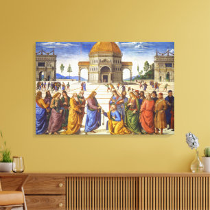 Delivery of the Keys Pietro Perugino Canvas Print