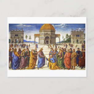 Delivery of the Keys Pietro Perugino Postcard