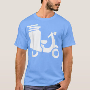 Delivery Pizza Scooter Driver T-Shirt