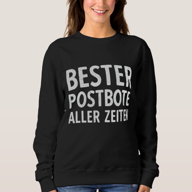 Delivery Service Postman Parcel Delivery Postman Sweatshirt (Front)