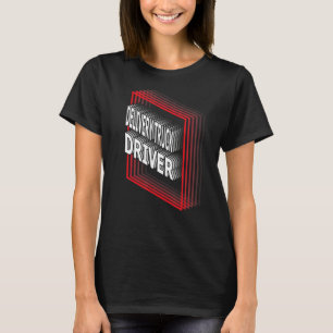 Delivery Truck Driver Job Title Appreciation Retro T-Shirt