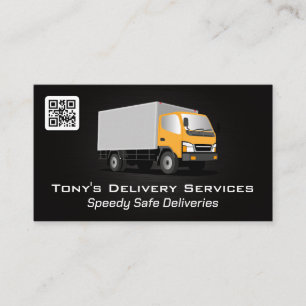 Delivery Truck Industrial Commercial Transport Business Card