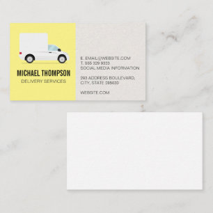 Delivery Truck   Transport Services Business Card