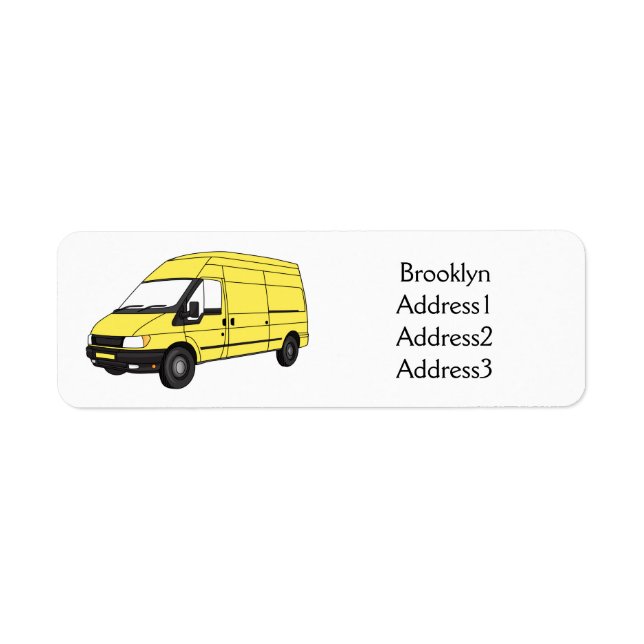 Delivery van illustration (Front)
